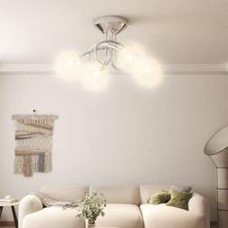vidaXL Ceiling with Mesh Wire Shades Pendant Lamp