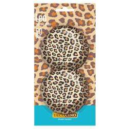 leopard 50-pack Muffin Case