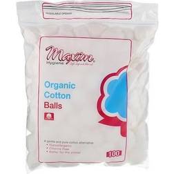 Hygiene Products, Organic Cotton Balls, 100 Count