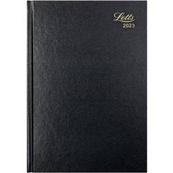 Letts A5 Business Diary Week To View Black 2023 23-T31XBK