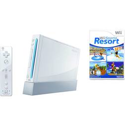 Nintendo Wii Console W/ Bonus Wii Sports Resort & Wii MotionPlus Bundle