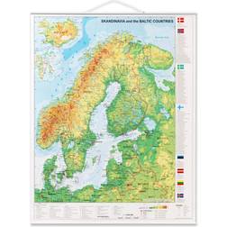 Naga Scandinavian Map 26.4x38.2"