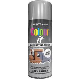 Rapide 1737 Colour It Spray Paint Grey Primer Matt 400ml Paint Factory