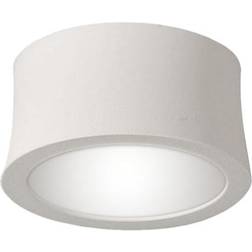 Fabas Luce Ponza White Ceiling Flush Light 8cm