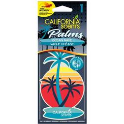 California Scents 2D Palm Car Air Freshener Ocean Wave