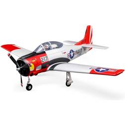 Horizon Hobby E-flite RC Airplane T-28 Trojan 1.2m BNF Basic Transmitter Battery and Charger Not Included with Smart EFL18350 Airplanes B&F Electric