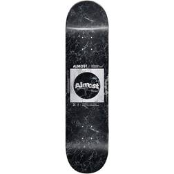 Almost Minimalist R7 8.25" Skateboard Deck black/white Uni