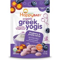 Happy Baby Yummy Yogis Organic Food Blueberry & Purple Carrot