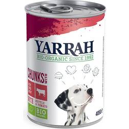 Yarrah 6x820 Øko Kylling & Okse brændenælder & tomat - Hundefoder