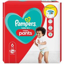 Pampers Baby Dry Nappy Pants Size 6