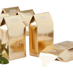 Ginger Ray Bio Degradable White Tissue Paper Gold Confetti Boxes Eco-Friendly Wedding Party