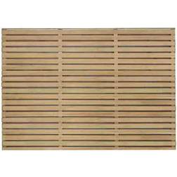 Forest Garden Double Slatted Fence Panel 180x120cm
