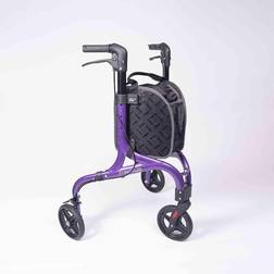 NRS Healthcare Freestyle 3 Wheel Rollator Purple