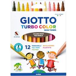 Felt Giotto Turbo Color Skin Tones 12-pack