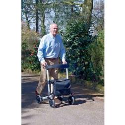 NRS Healthcare Compact Easy Rollator Silver