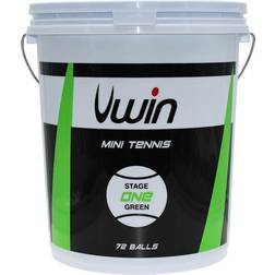 Uwin Stage 1 Green Tennis Balls Bucket of 72 balls