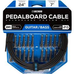Boss BCK-24 Solderless Pedal Board Cable Kit, Simple and Quick Assembly, 24 ft/7 m Length