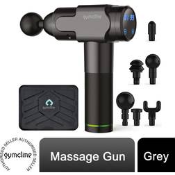 Gymcline Massage Gun w/ 2500mAh Battery, 20 Speed Modes Grey
