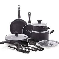 GreenLife Diamond Cookware Set with lid 13 Parts