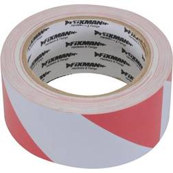 Fixman Hazard Tape 50mm 33m Red/White