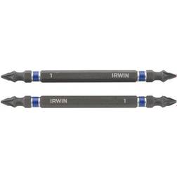 Irwin 1923407 Impact Double Ended Screwdriver Bits PZ1 100mm Pack 2 Pozidriv