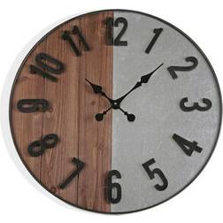 Versa MDF Wood/Metal Wall Clock 60cm