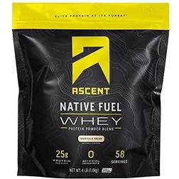 Ascent Native Fuel Whey Protein Powder Vanilla Bean