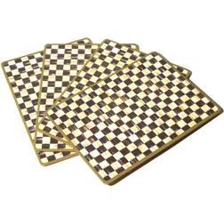 Mackenzie-Childs Courtly Check Place Mat Black, White