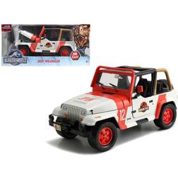 Jada 1992 Jeep Wrangler Jurassic World Movie 1/24 Diecast Model Car By