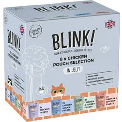 Blink Cat Pouch Chicken Selection 8 85g 261950