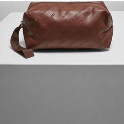 Urban Classics Imitation Leather Cosmetic Pouch brown one size