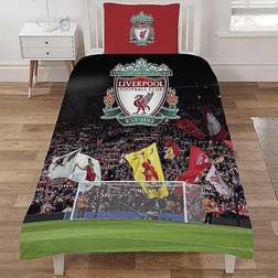 Liverpool FC The Kop Single Duvet Cover Red