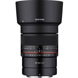 Samyang 85mm F1.4 Weather Sealed High Speed Telepoto Lens for Nikon Z