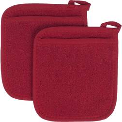 Ritz Paprika Terry Pot Holders Red