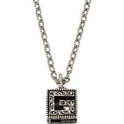 Gucci G Cube Pendant Necklace - Silver