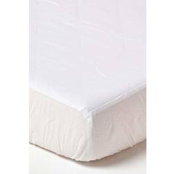 Homescapes Quilted Protector Mattress Cover White