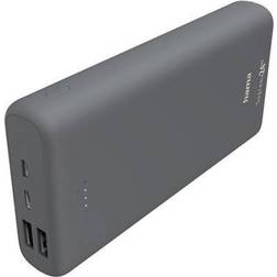 Hama Supreme 24HD Power bank 24000 mAh LiPo USB type A, USB-C Dark grey
