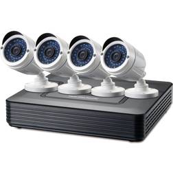 LevelOne DSK-4001 4-kanal CCTV Kit DVR/4xkamera