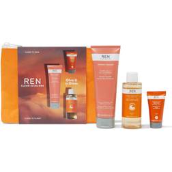 REN Clean Skincare Give It A Glow Skin Care 210ml Gift Set