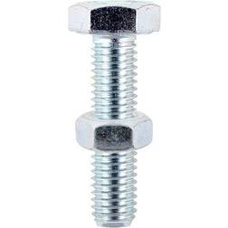 Timco High Tensile Steel Set with Hex Nuts Silver M12 22 Pack