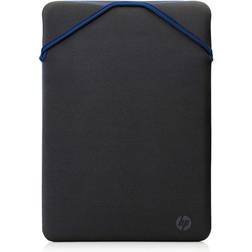 HP PC Protective Reversible Sleeve for Laptops up to 15.6 Inches Black Blue