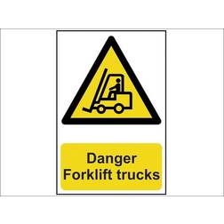 Scan Danger Forklift Trucks PVC 200 x 300mm