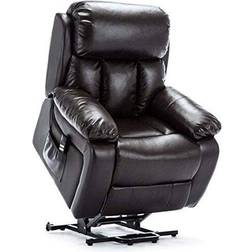 Chester brown dual rise leather recliner chair