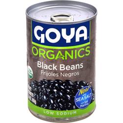 Goya Organic Black Beans Low Sodium 15.5