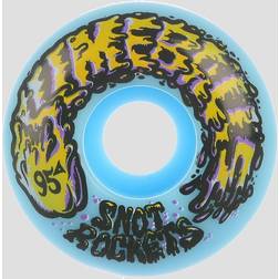Santa Cruz Slime Balls Skateboard Wheels 53mm Snot Rockets 95A Pastel Blue