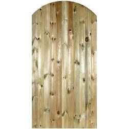 Carlton (1050mm Wide X 1800mm High) Wooden Bow Top Garden Gate treated timber
