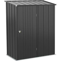 OutSunny 5.3 x 3.1ft Grey Storage Shed