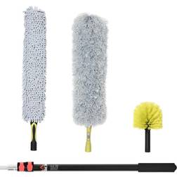 Homcom Extendable Feather Duster Cleaning Kit W/