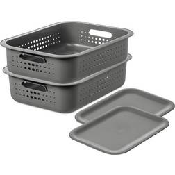 SmartStore 2Pack Recycled Lid Storage Box