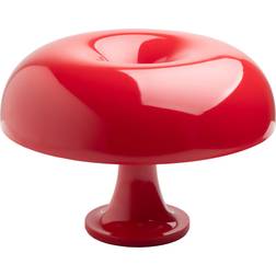 Artemide Nessino Red Table Lamp 22.3cm
